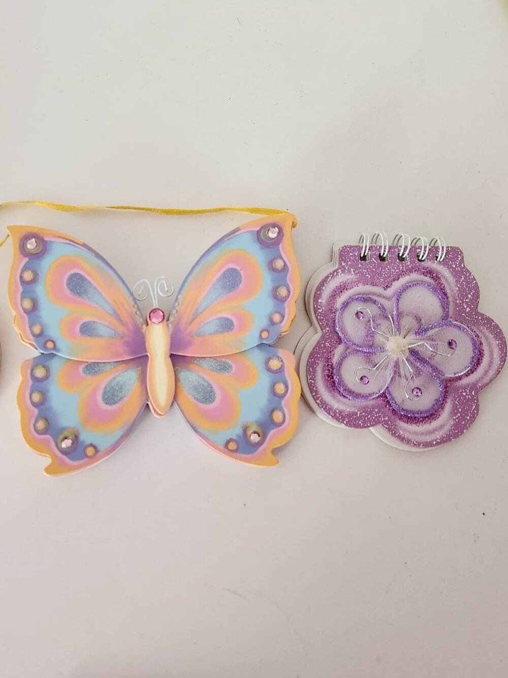 Small Notepads Butterfly, Flower